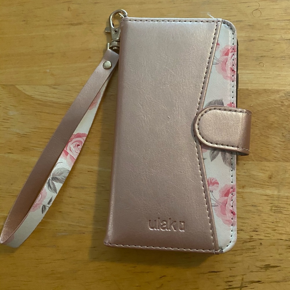 Pink Roses iPhone Wallet Case